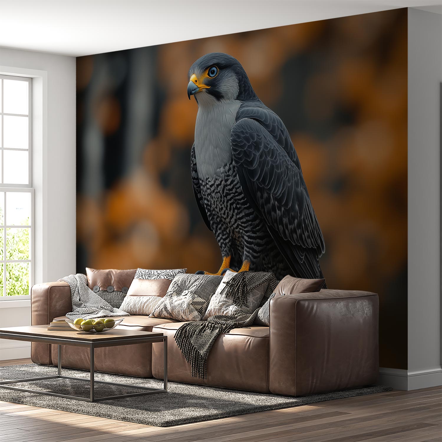 Majestueuze roofvogel op rots behang - Afbeelding 3