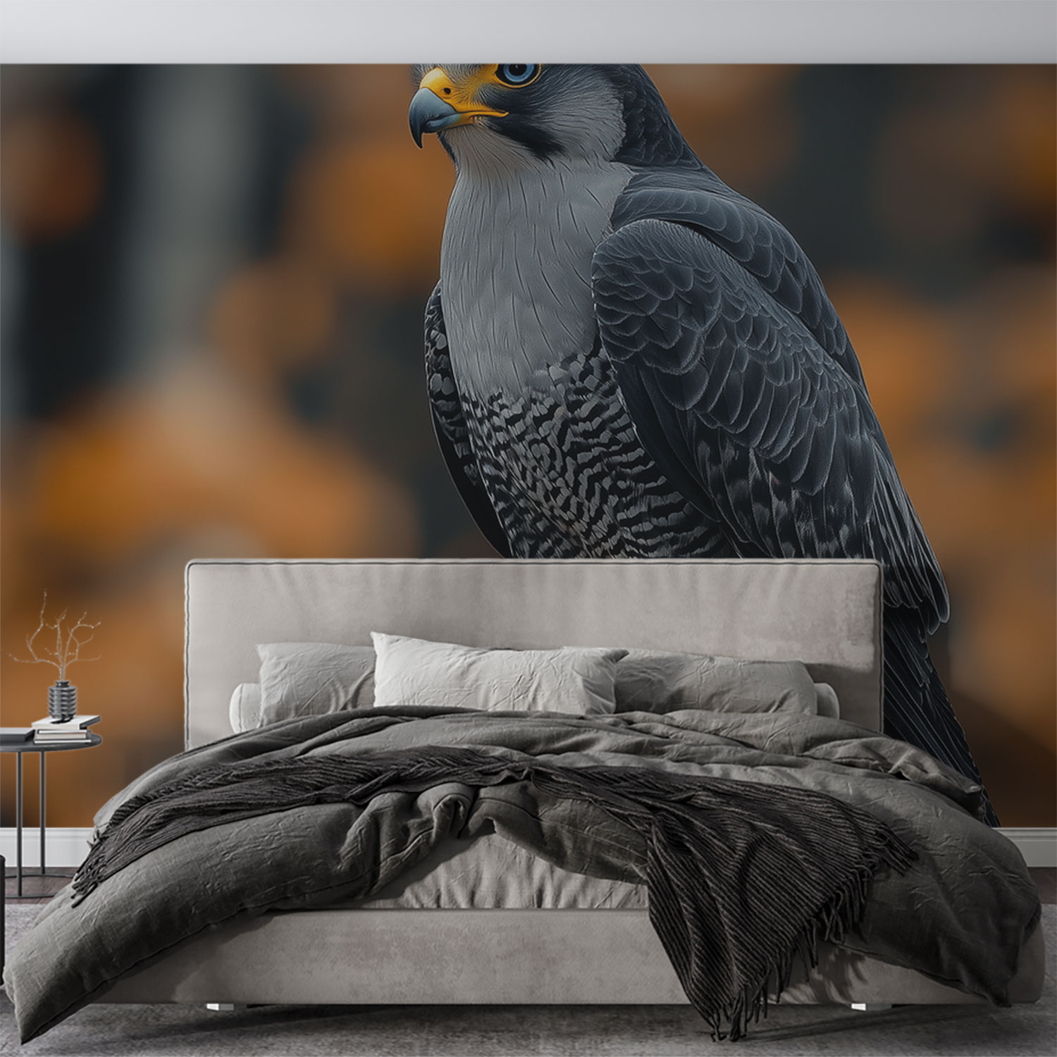 Majestueuze roofvogel op rots behang - Afbeelding 2