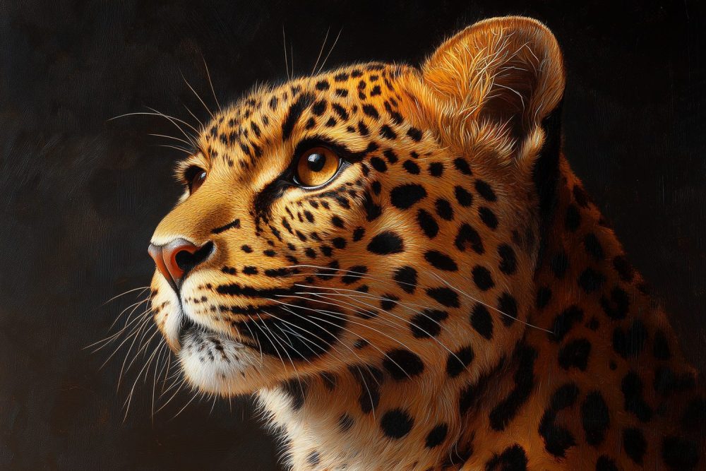 Majestueuze Luipaard Close-up behang