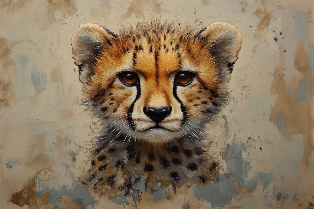 Realistisch Luipaard Portret behang