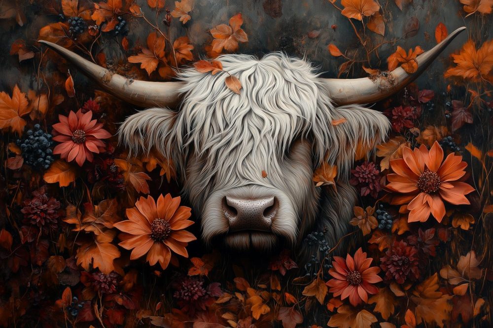 Herfstig Hoornbeest behang