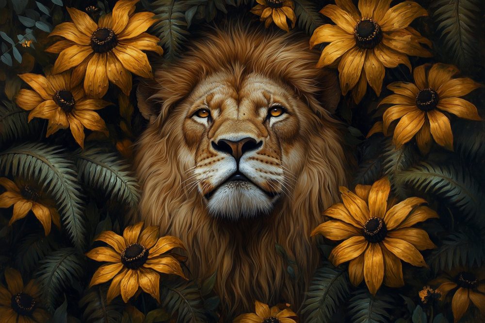 Koningslee in Gouden Pracht behang