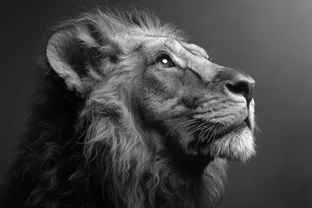 Koninklijke Leeuwenportret behang