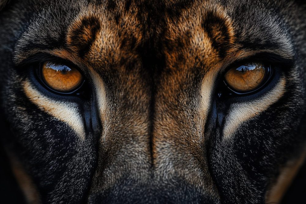 Betoverende kattenblik behang