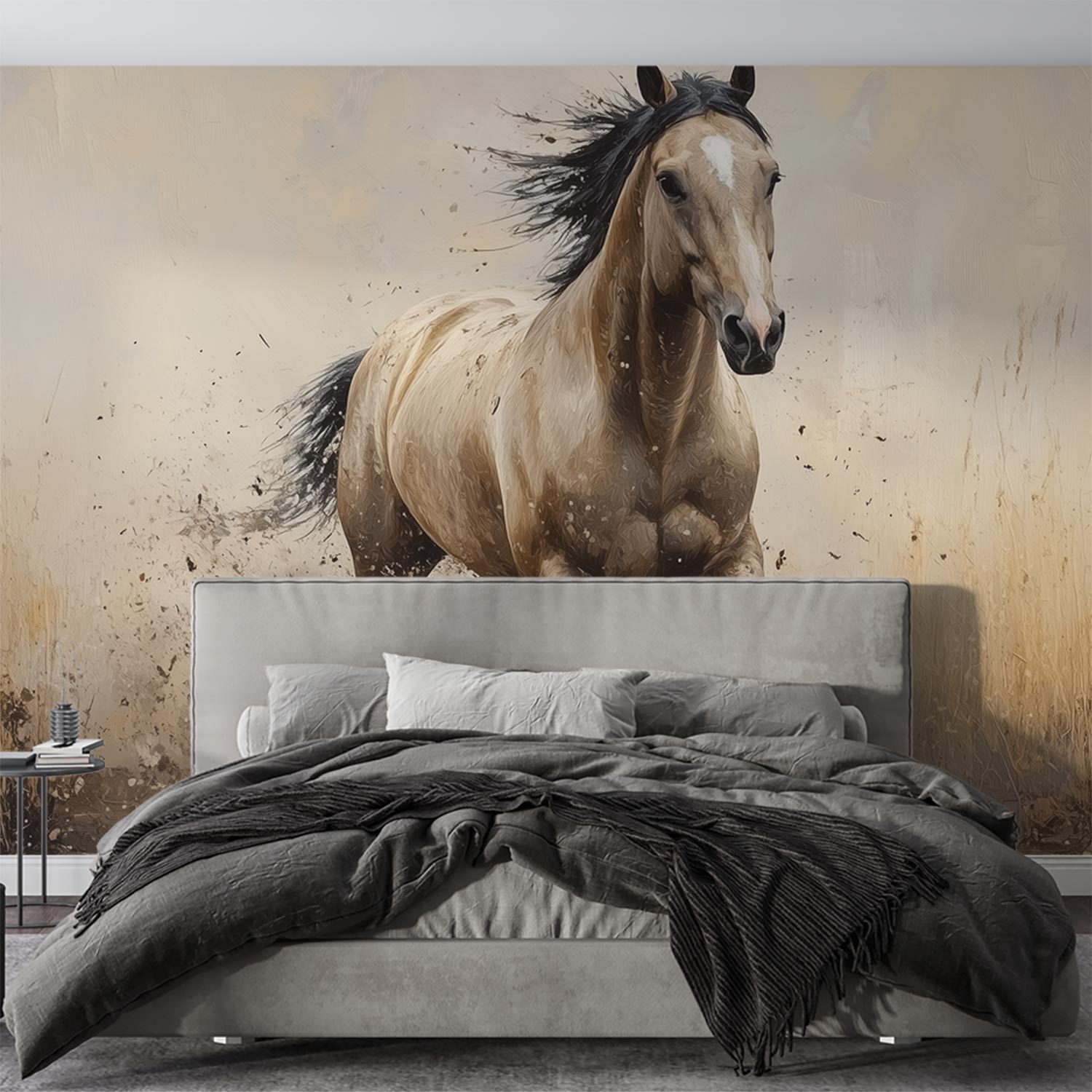 Mudgalloperend Paard behang - Afbeelding 4