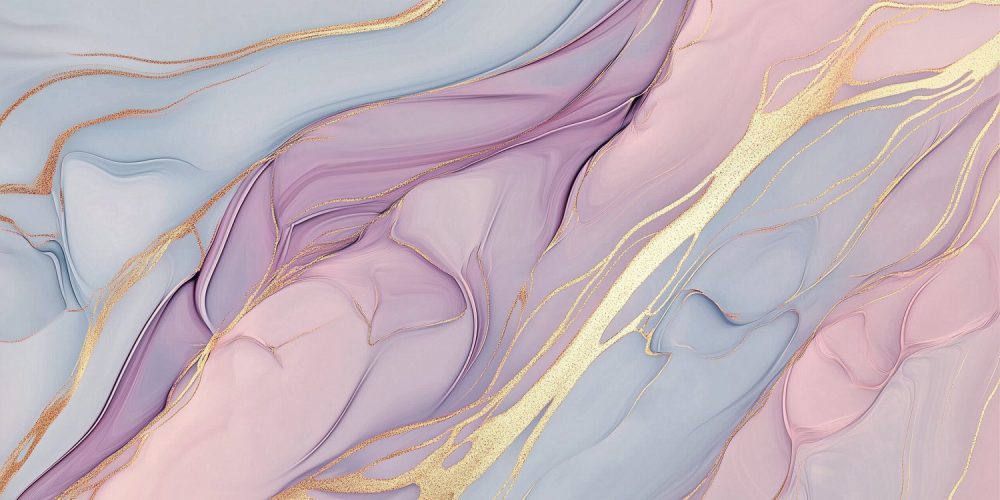 Levendige Abstracte Kleurenwerveling behang