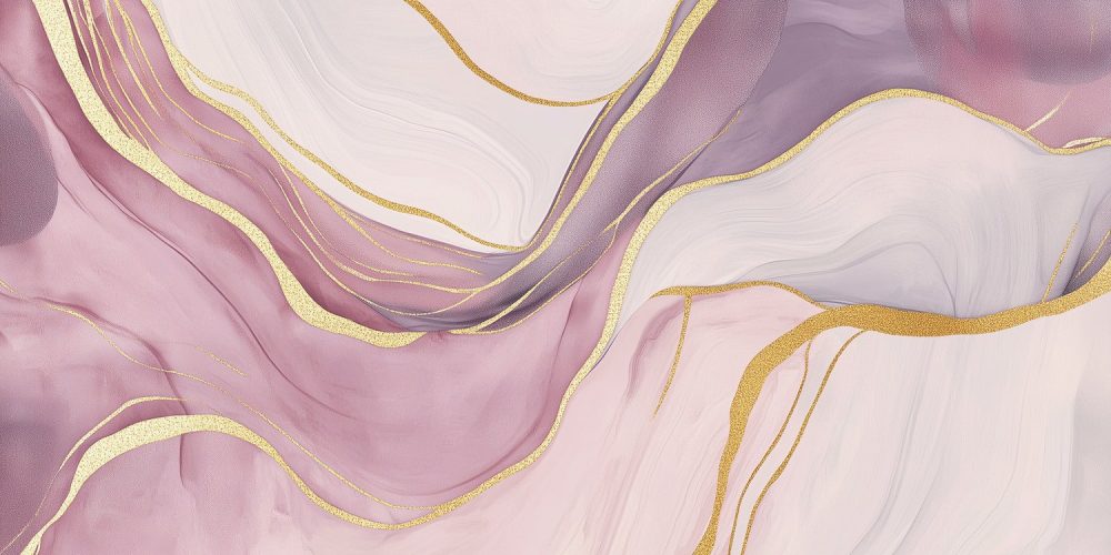 Dromerige Gouden Abstracte  behang