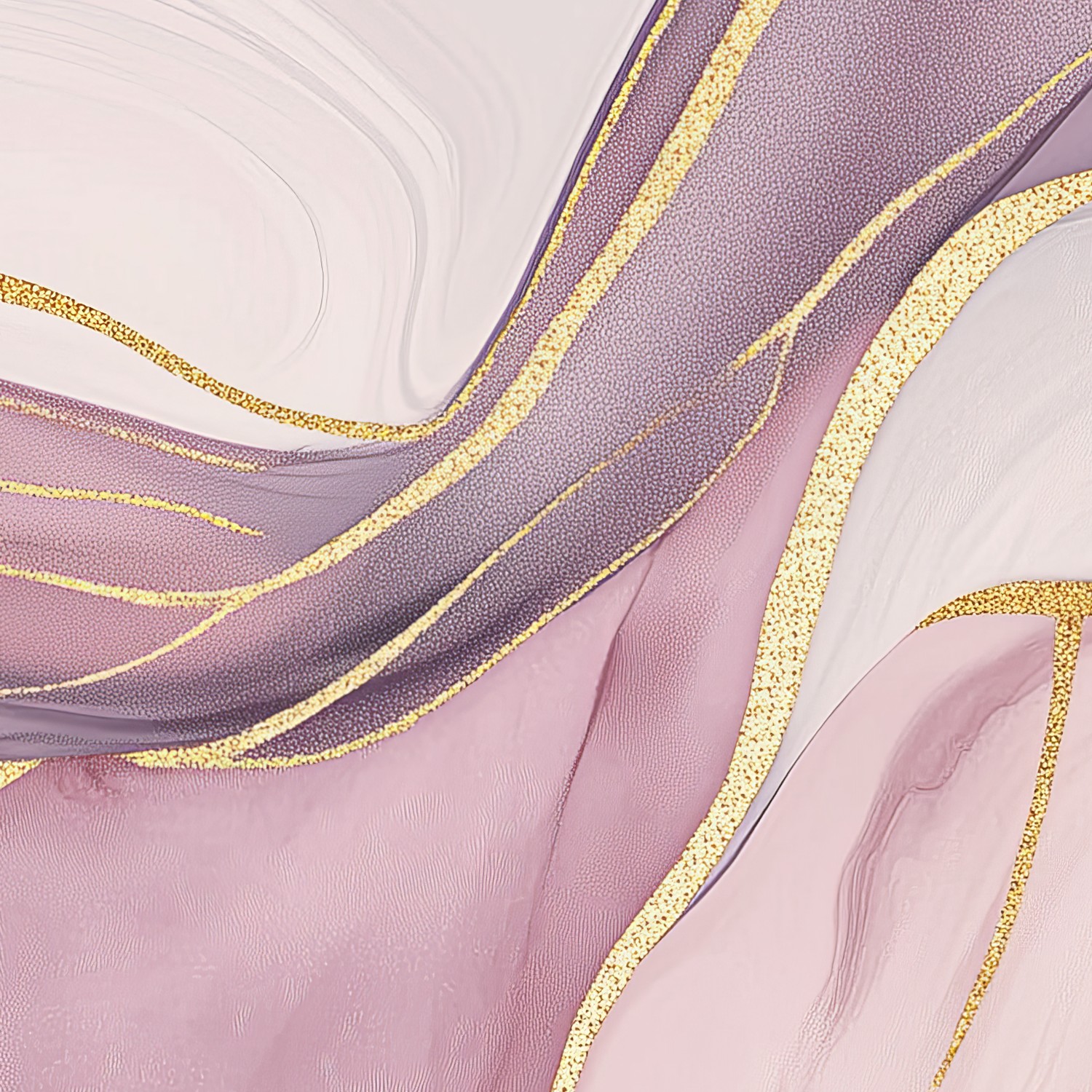 Dromerige Gouden Abstracte behang - Afbeelding 5