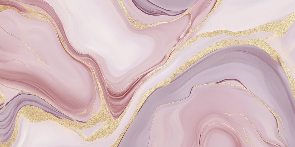 Roze Paarse Marmeren Elegantie behang
