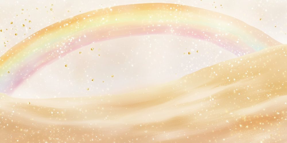 Magische regenboogfonkeling behang