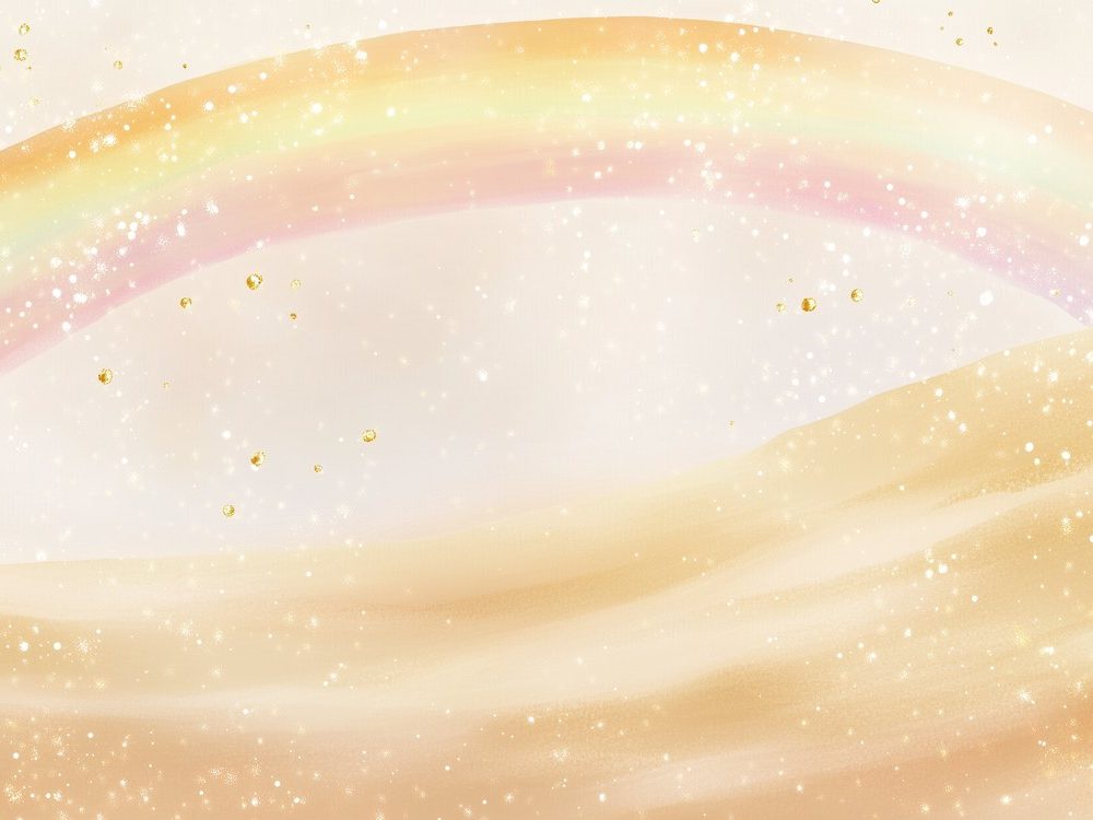 Magische regenboogfonkeling behang