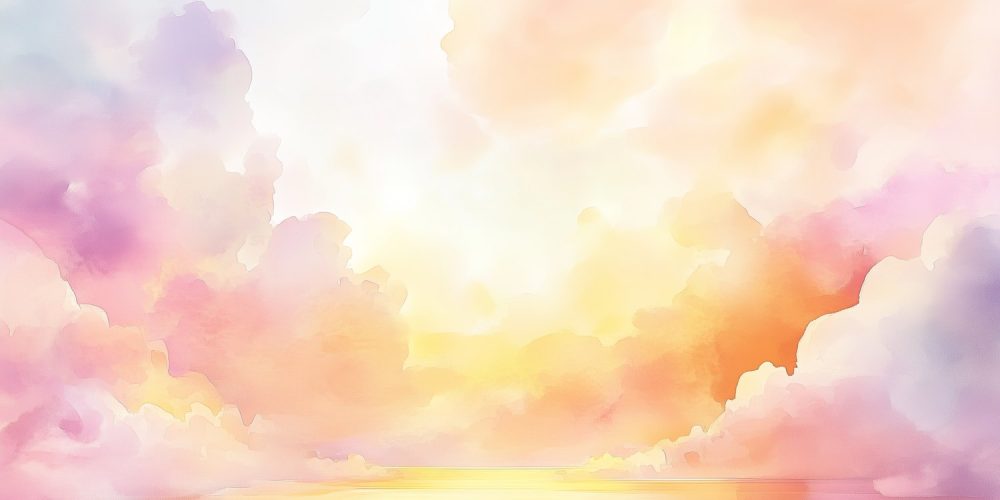 Dromerige Pastel Wolkenlucht behang