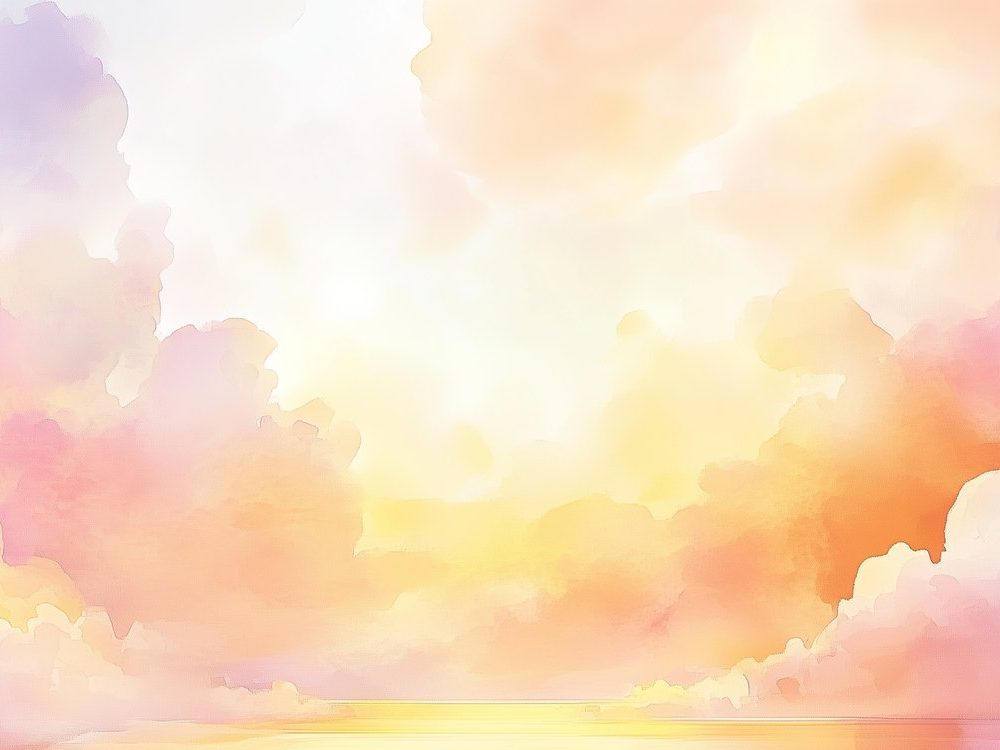 Dromerige Pastel Wolkenlucht behang