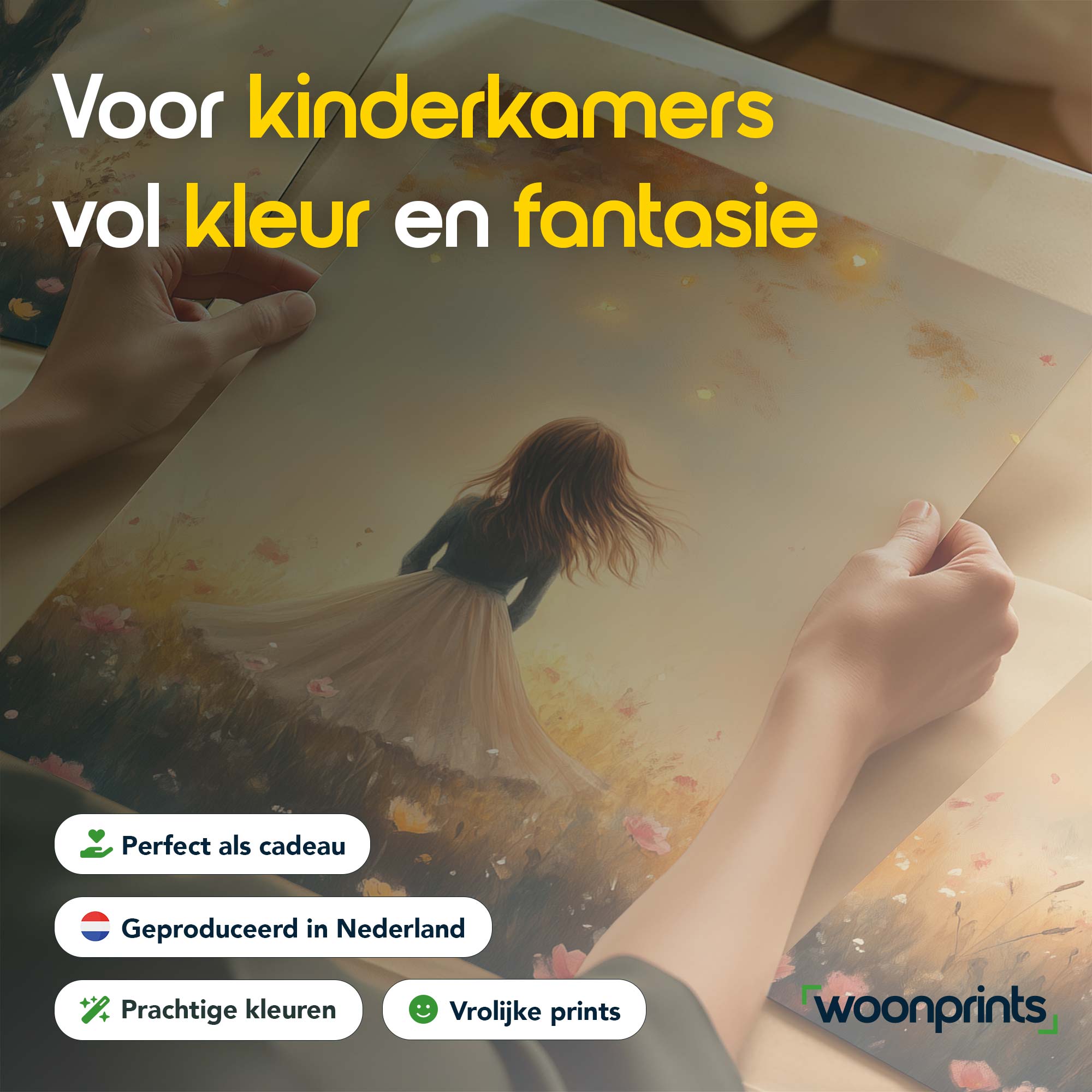 Zachte Dromen in een Bloemenveld - Afbeelding 4