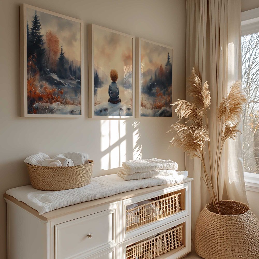 Alternative view of Wintertranquilliteit: Kind aan Sneeuwmeer