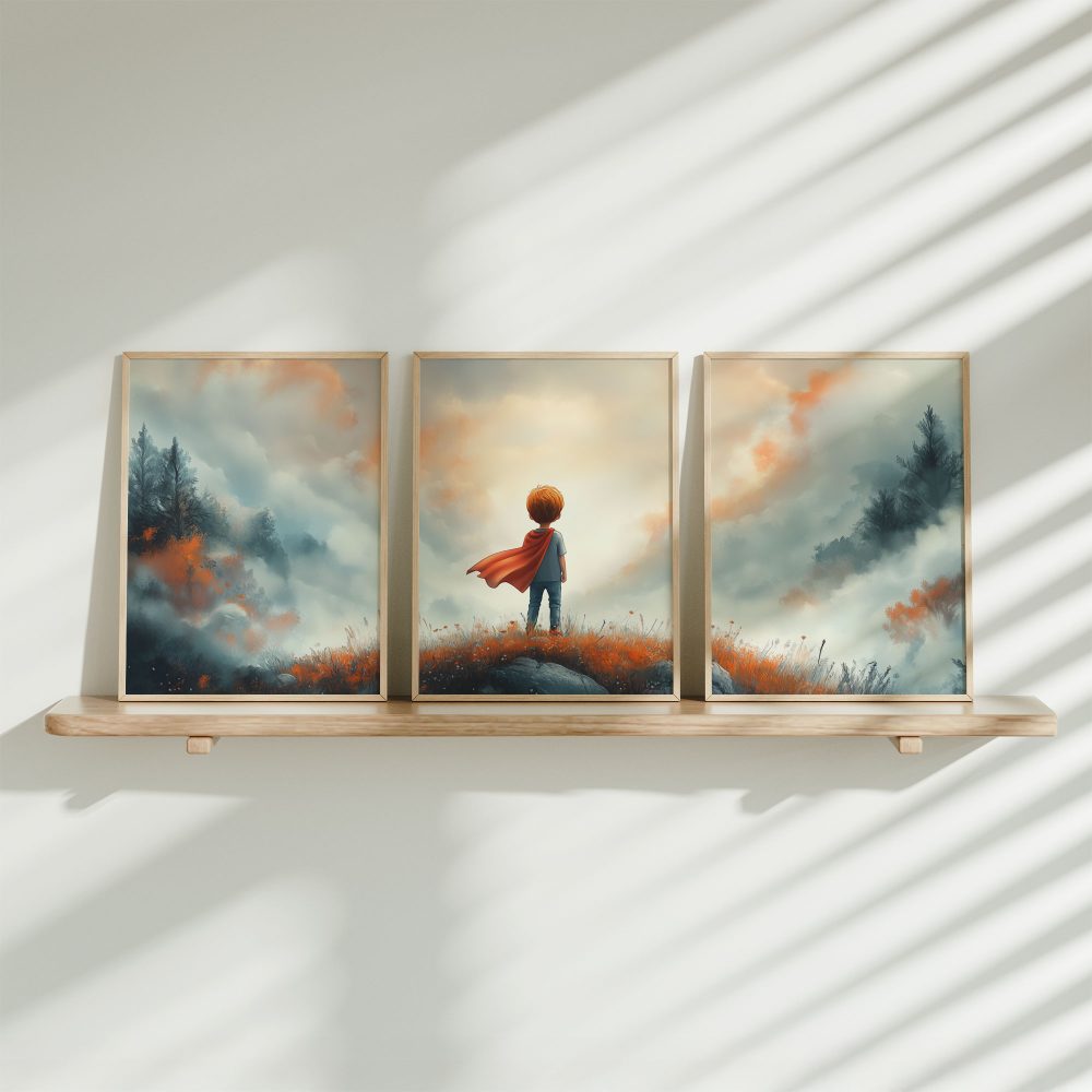 Avontuurlijke Jongen met Cape op Bloemenheuvel