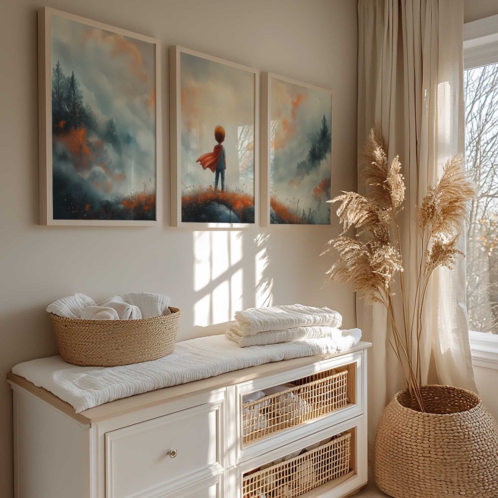 Alternative view of Avontuurlijke Jongen met Cape op Bloemenheuvel