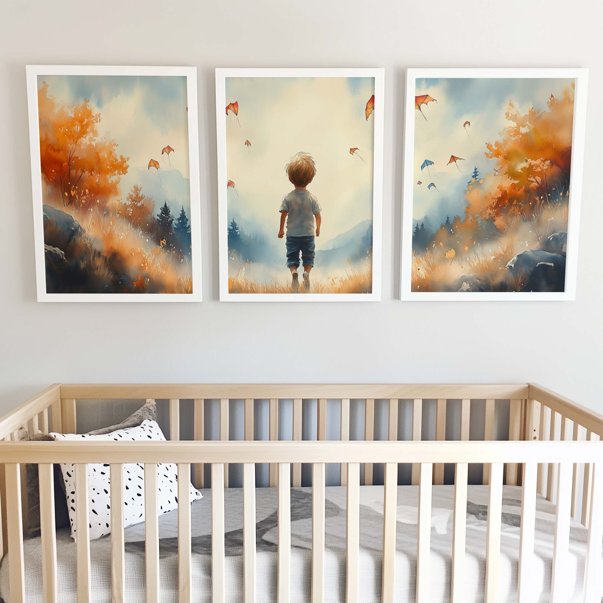 Vrolijke Vliegers in Oranje en Blauw - Afbeelding 4