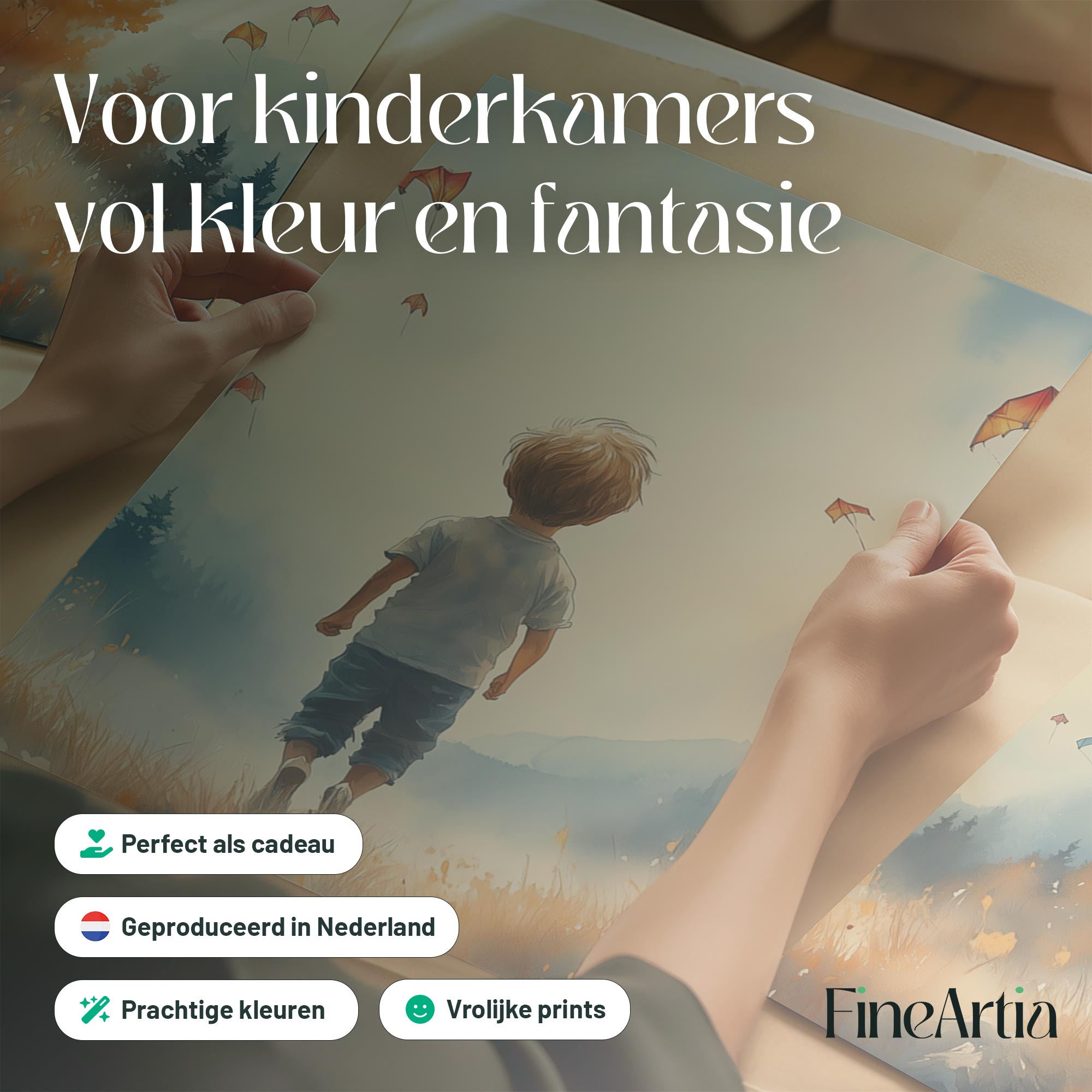 Vrolijke Vliegers in Oranje en Blauw - Afbeelding 5