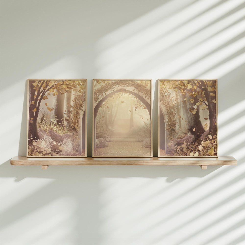 Betoverend Bospad met Groene Bladerenboog