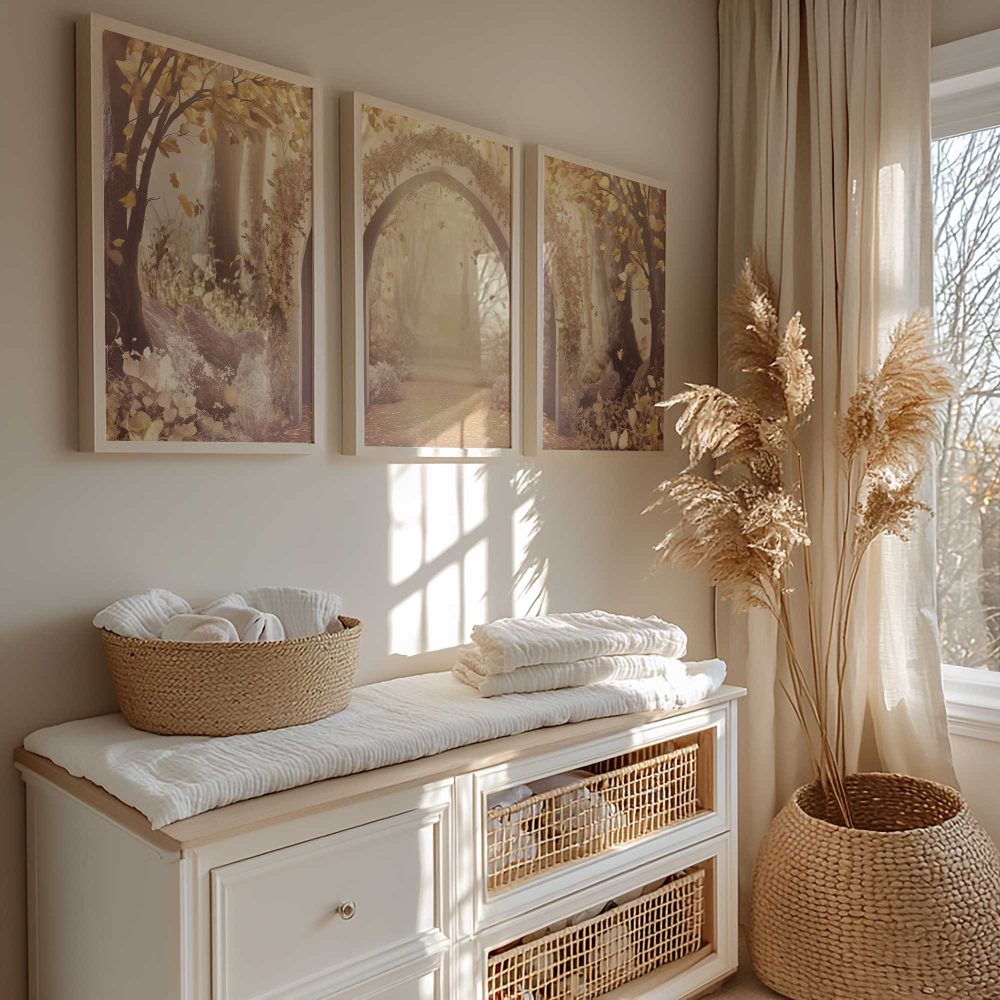 Alternative view of Betoverend Bospad met Groene Bladerenboog