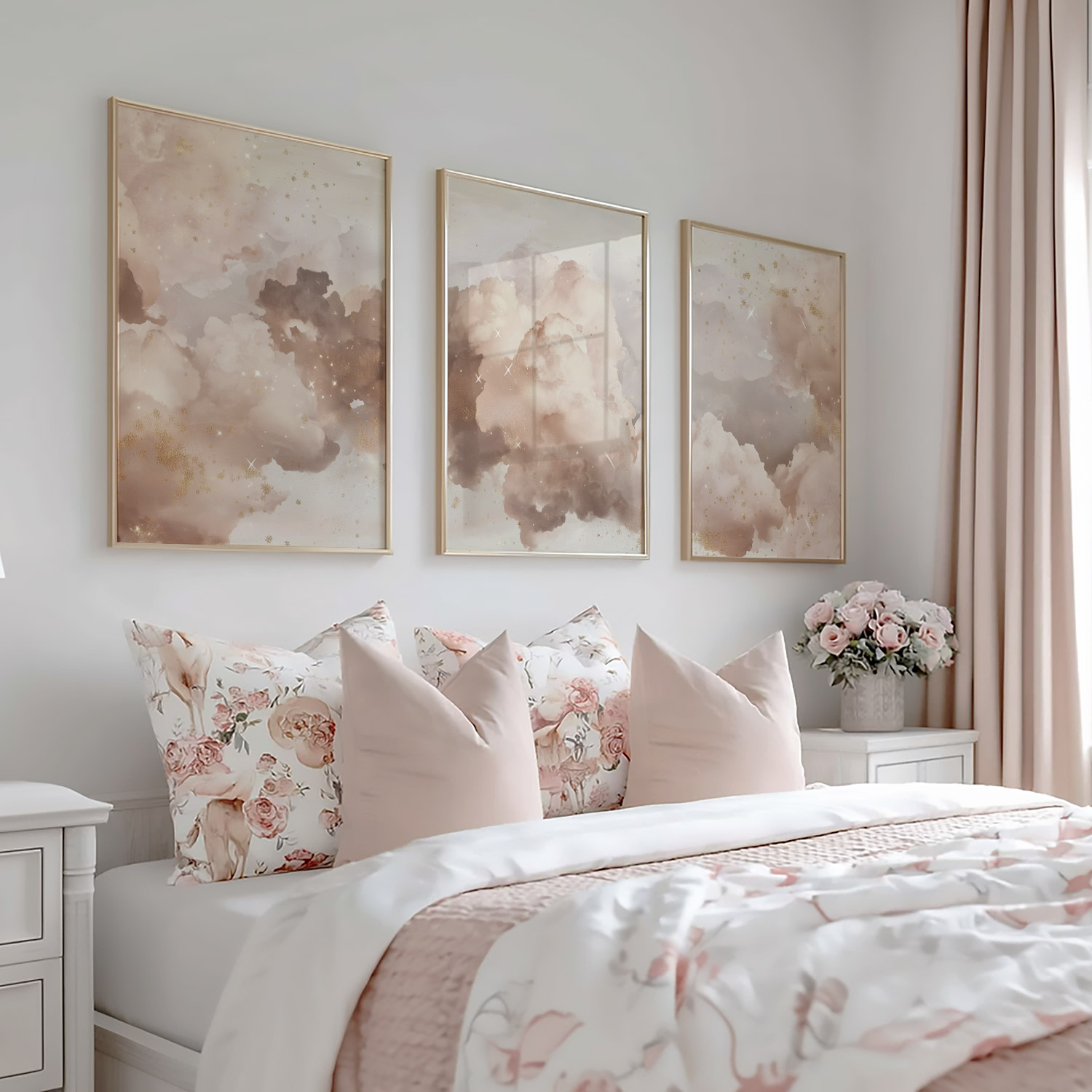 Zachte Droomwolken in Beige – Stijlvolle Sereniteit - Afbeelding 5