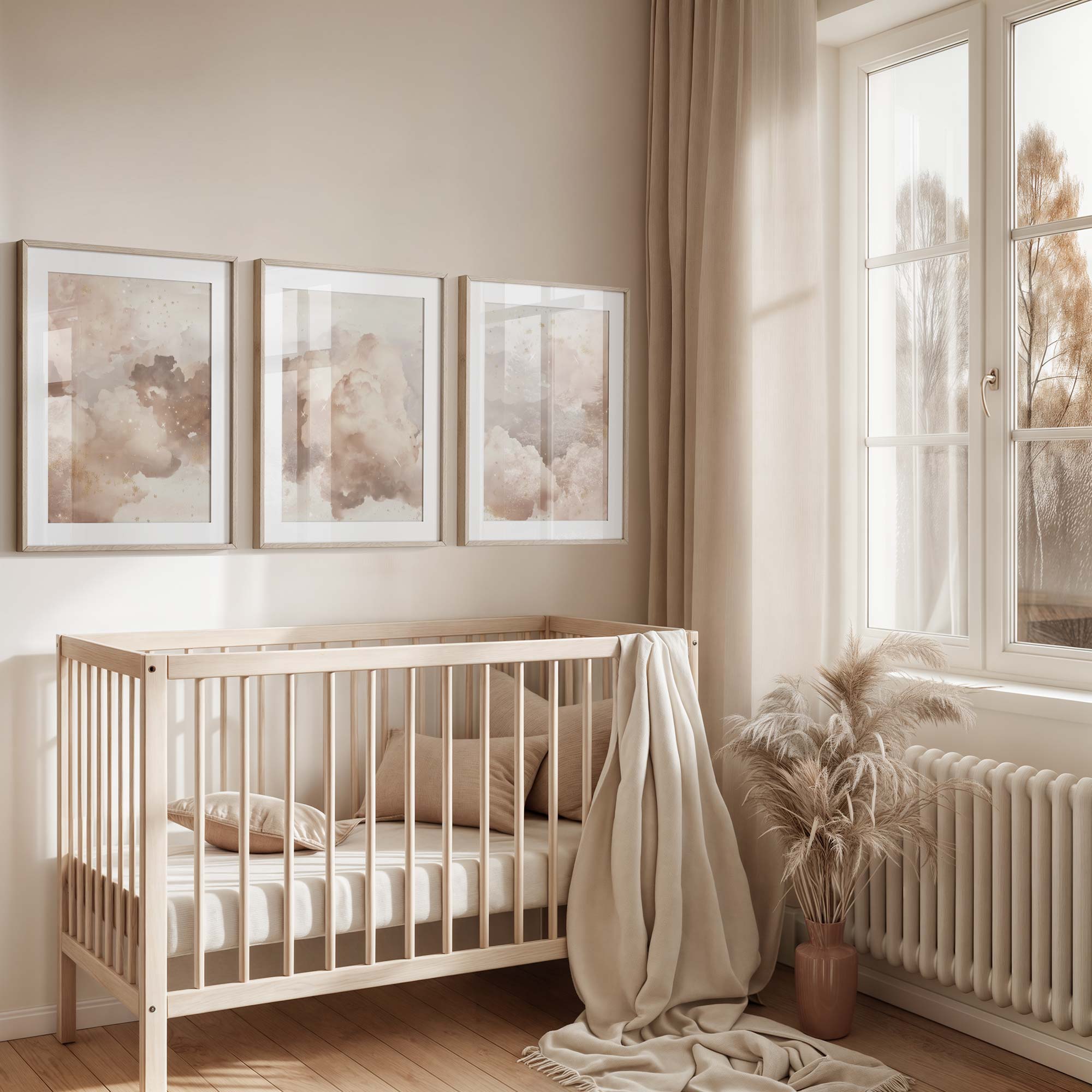 Zachte Droomwolken in Beige – Stijlvolle Sereniteit - Afbeelding 7