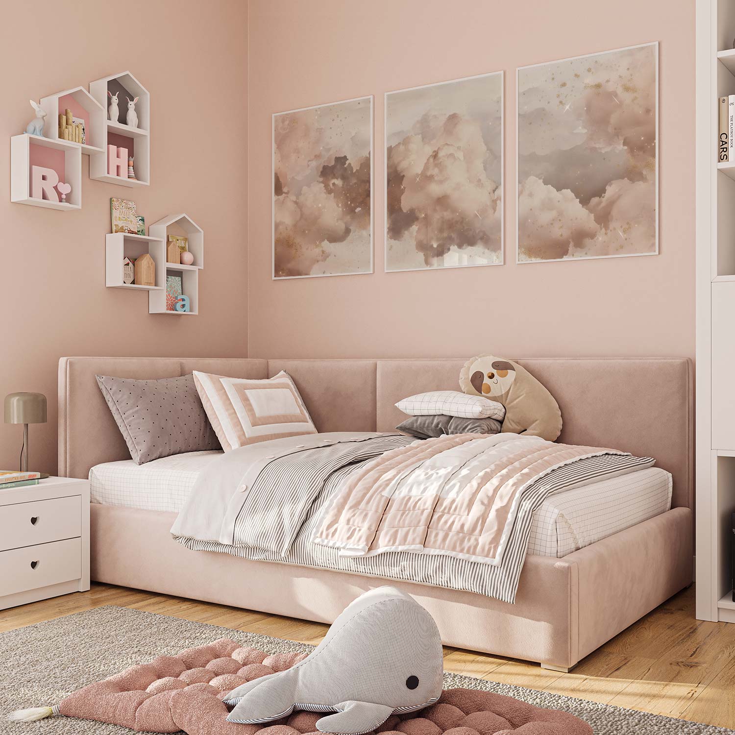Zachte Droomwolken in Beige – Stijlvolle Sereniteit - Afbeelding 12