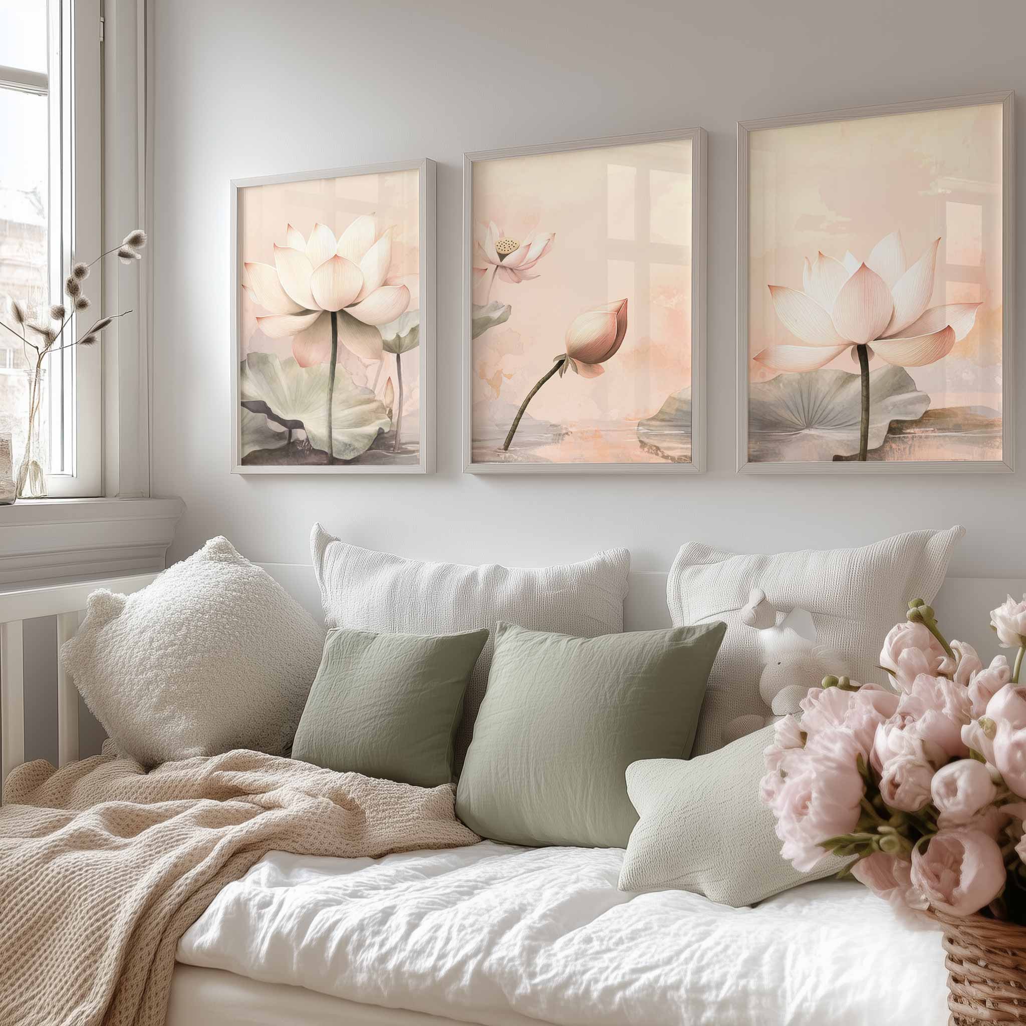 Betoverende Lotusbloemen in Roze Harmonie - Afbeelding 13