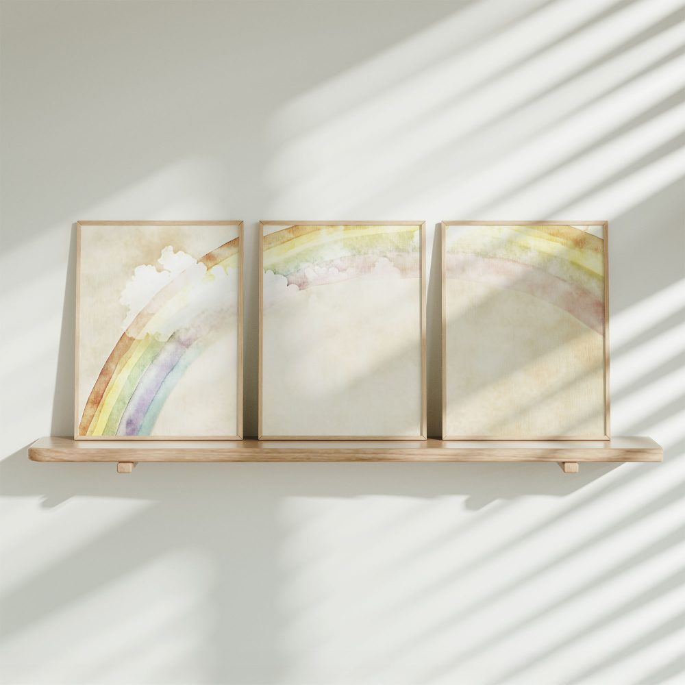 Vrolijke Regenboogdroom in Pasteltinten