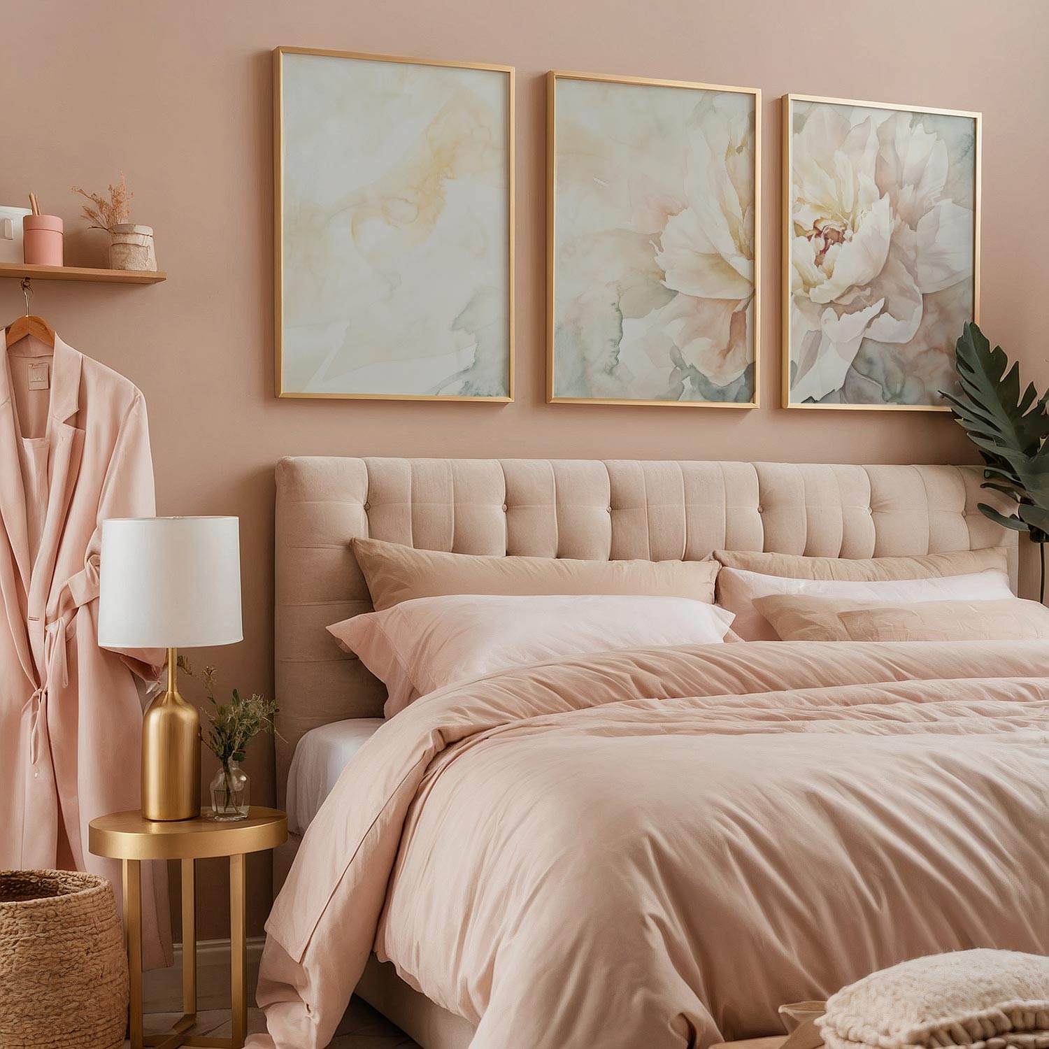 Elegante Witte Bloem – Serene Stijlvolle Wanddecoratie - Afbeelding 9