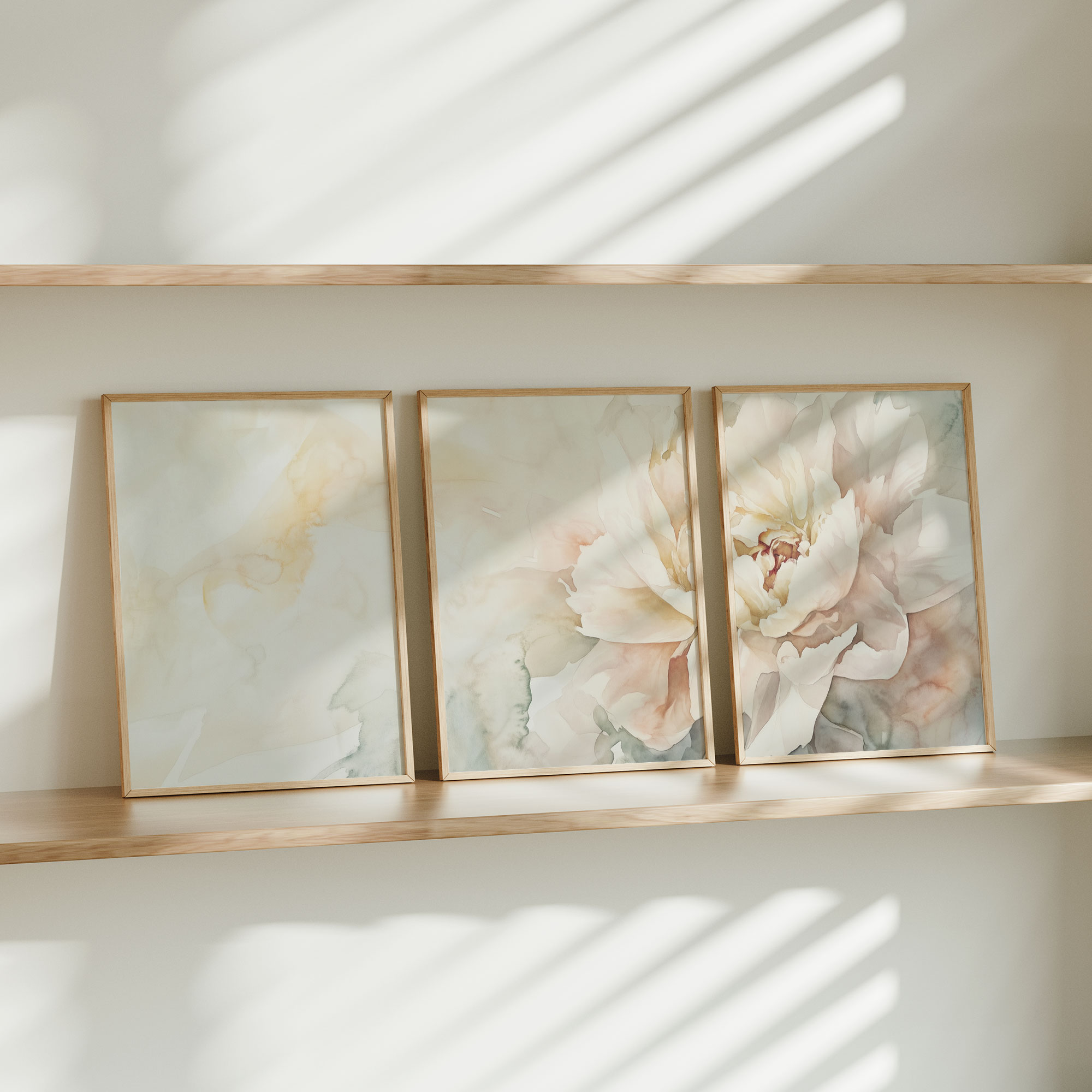 Elegante Witte Bloem – Serene Stijlvolle Wanddecoratie - Afbeelding 10