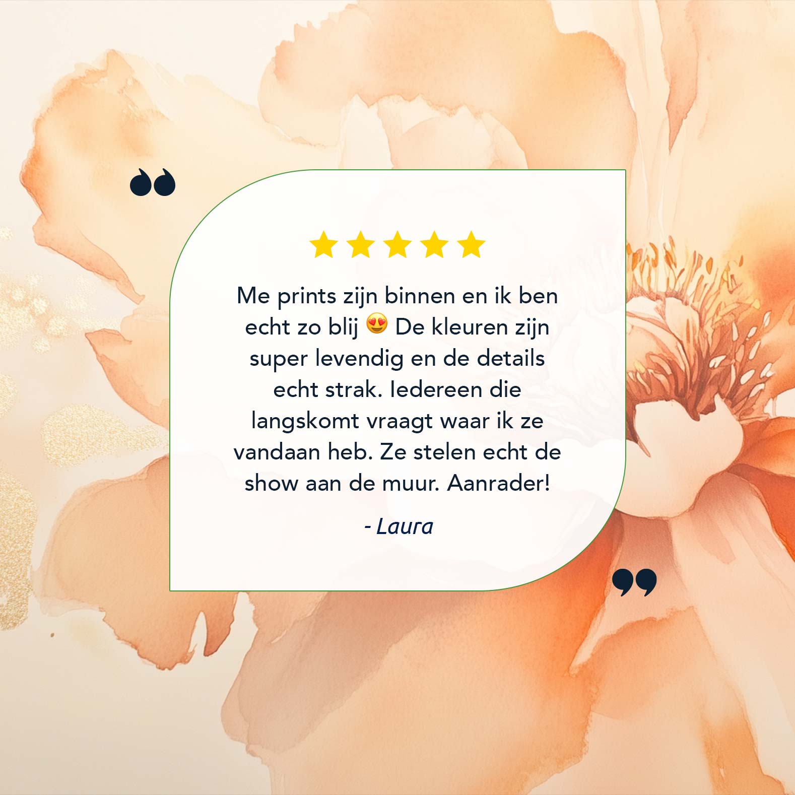 Zachte Perzikbloem – Romantische Wanddecoratie met Delicate Details - Afbeelding 11