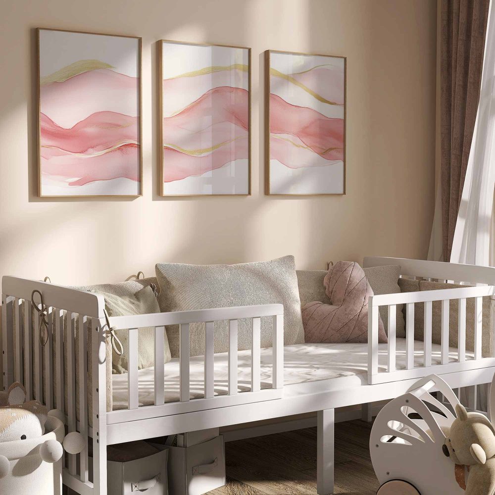 Alternative view of Romantische Pastel Waterverf: Dromerige Beweging & Sereniteit