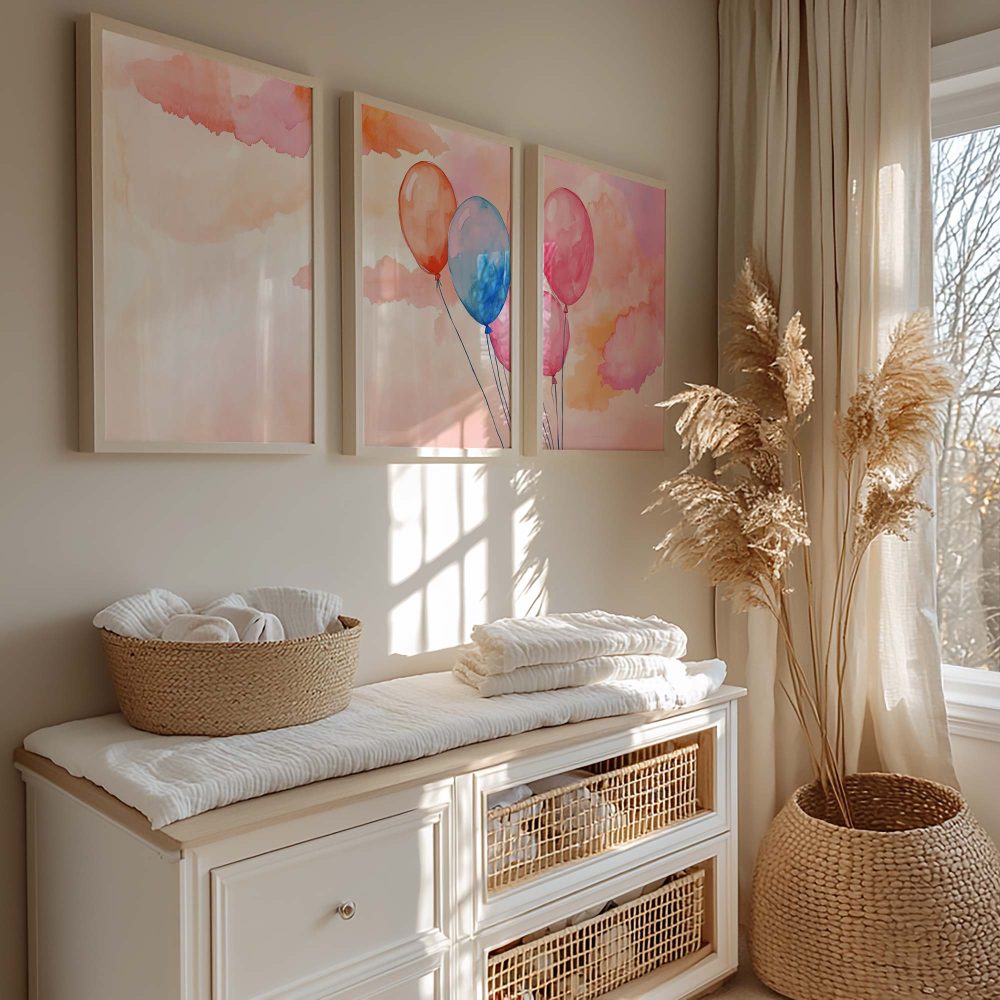 Alternative view of Vrolijke Ballonnen in Zachte Pasteltinten