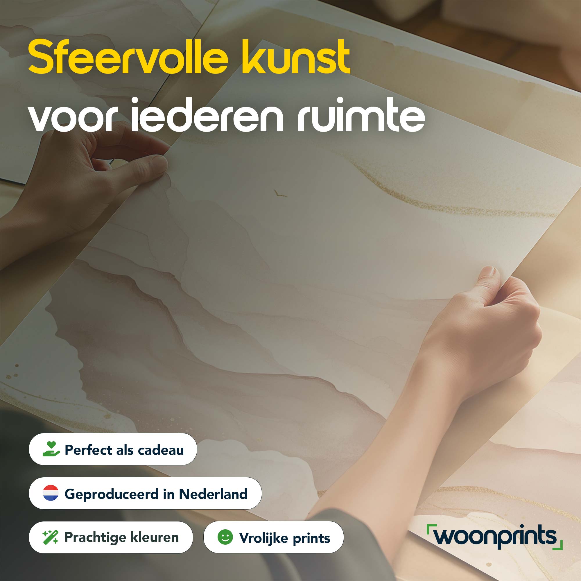 Dromerig Berglandschap in Zachte Waterverf Tinten - Afbeelding 6