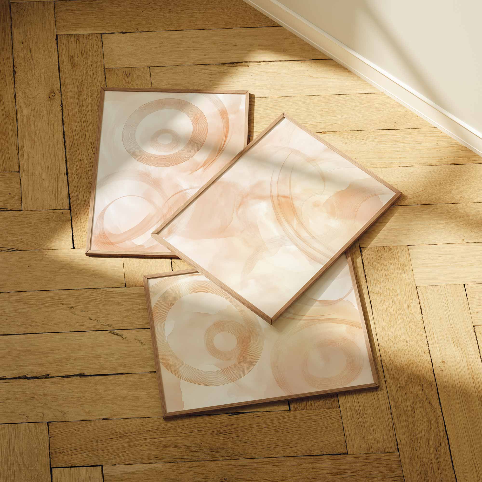 Pastel Watercolor Cirkels – Speels en Stijlvol Wanddecor - Afbeelding 8