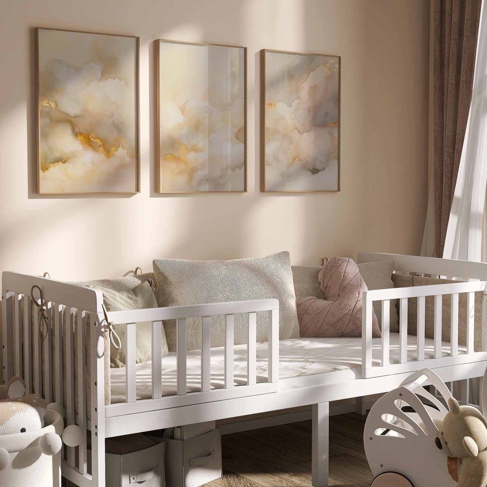 Alternative view of Pastel Watercolor Droom: Zachte Tinten & Gouden Accenten