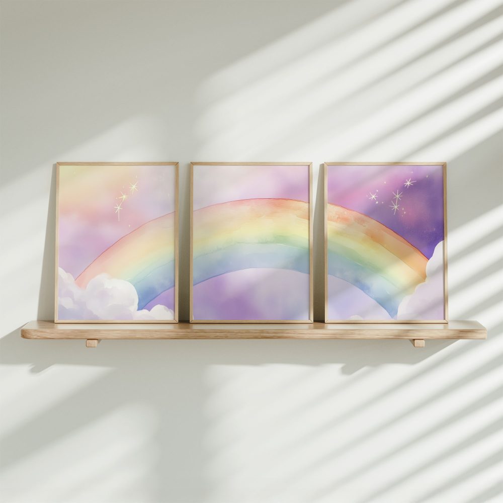 Magische Regenboog in Dromerige Pastelhemel