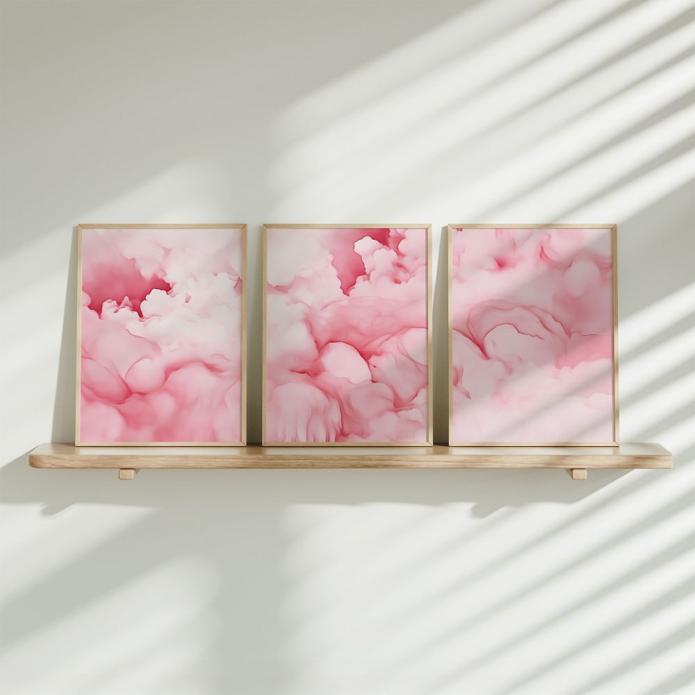 Roze Wolkendroom - Zacht en Speels Sfeerbeeld