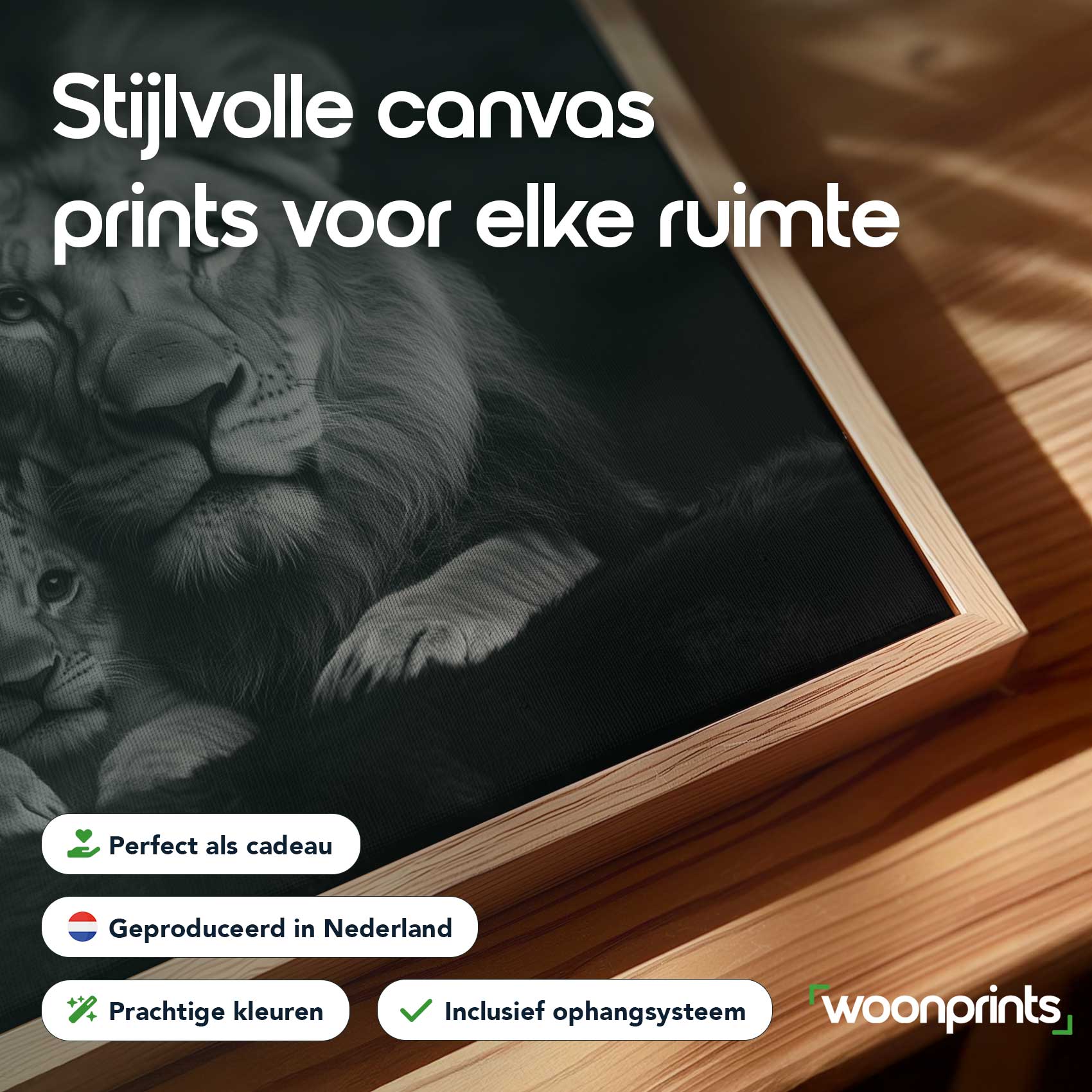 Majestueuze leeuw met welpen - Afbeelding 4