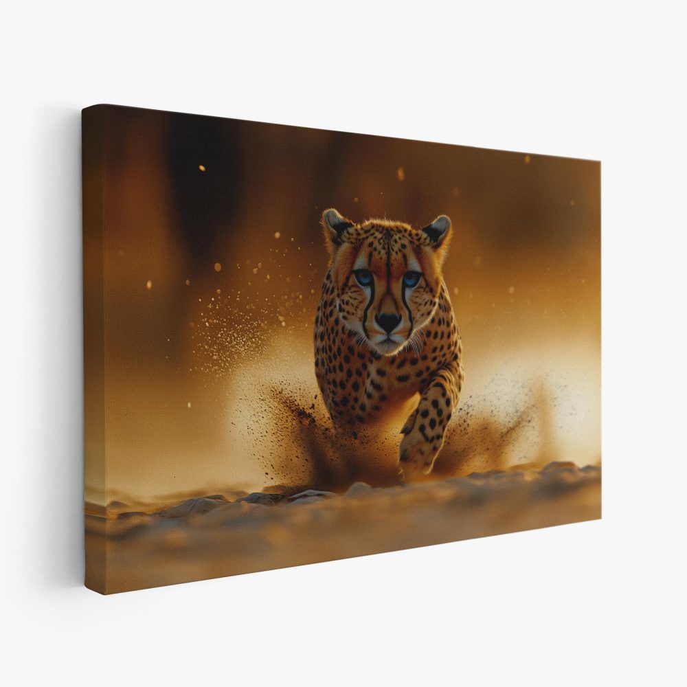 Snelle cheetah in actie