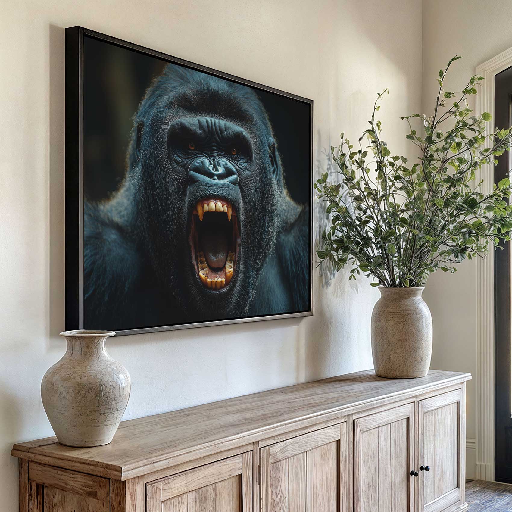 Woeste gorilla brult dreigend - Afbeelding 6