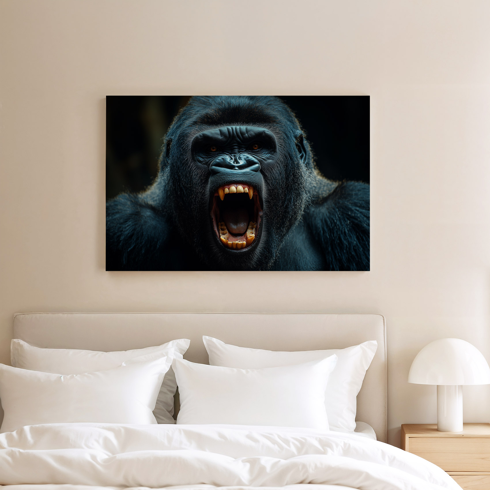 Woeste gorilla brult dreigend - Afbeelding 8