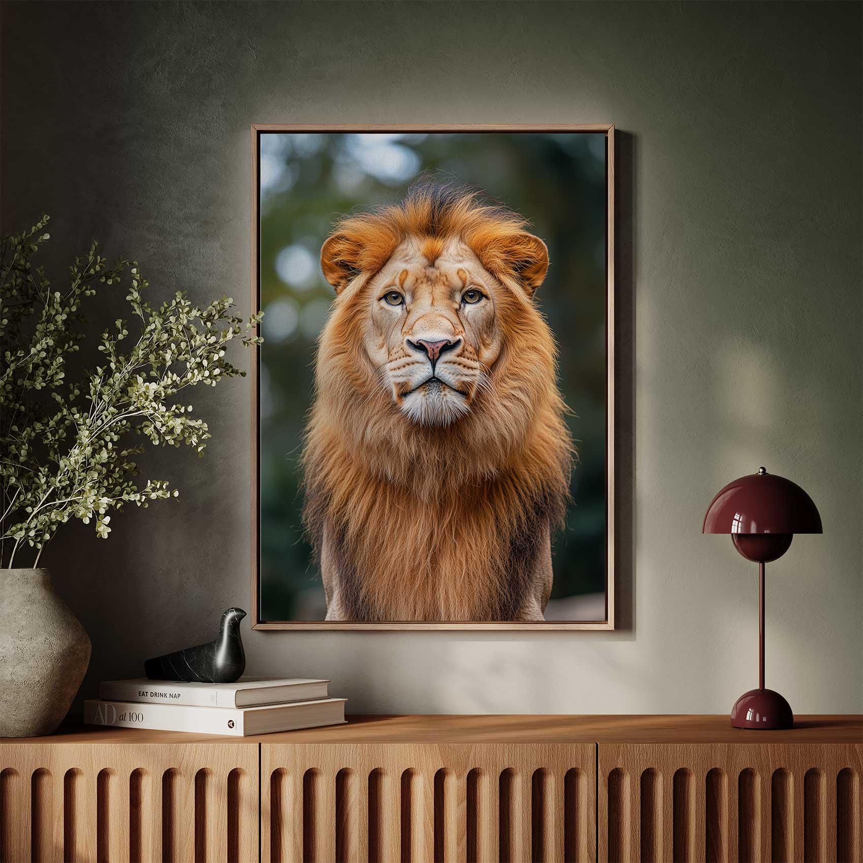 Majestueuze leeuw in natuur - Afbeelding 3