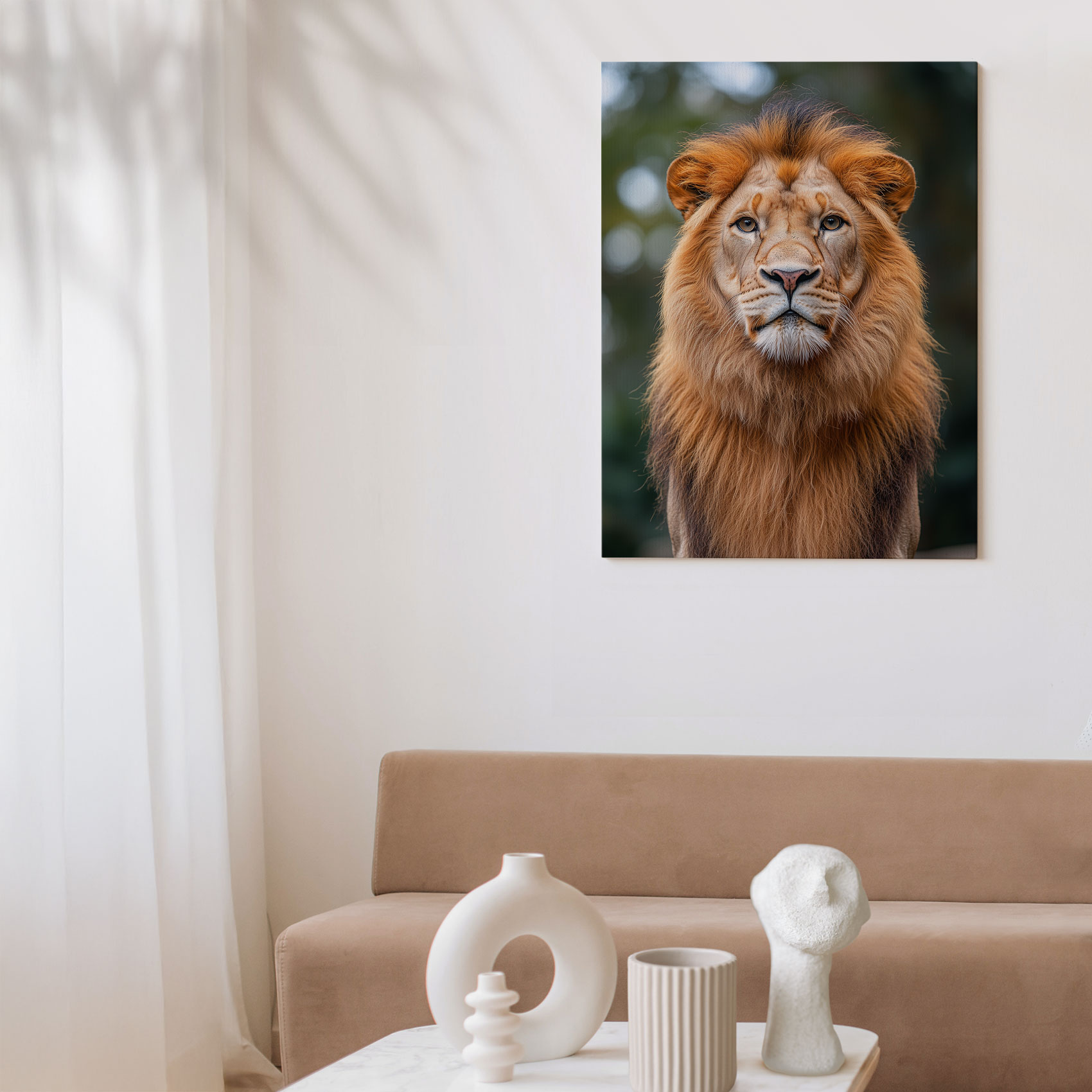 Majestueuze leeuw in natuur - Afbeelding 7
