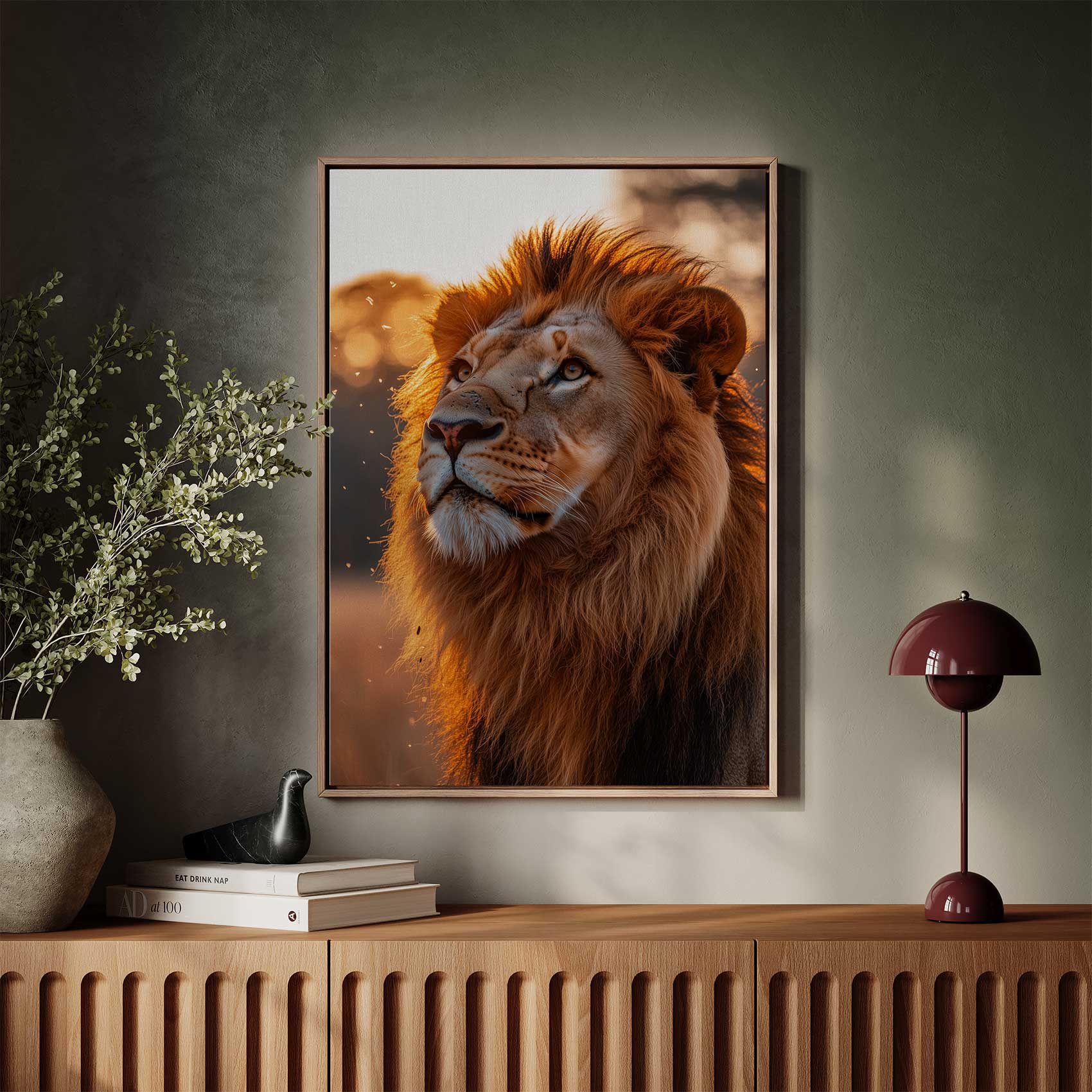 Majestueuze gouden leeuw - Afbeelding 3