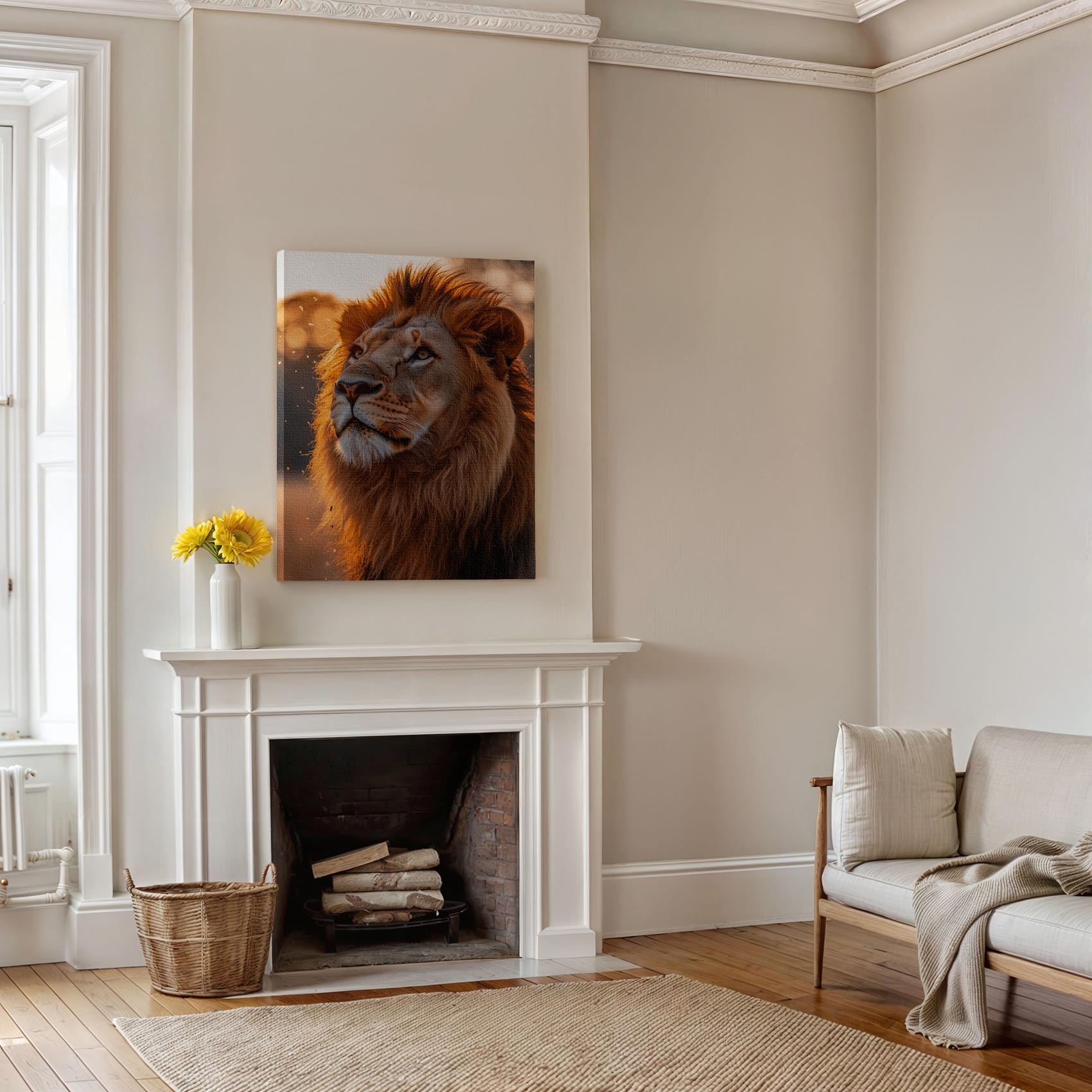 Majestueuze gouden leeuw - Afbeelding 5