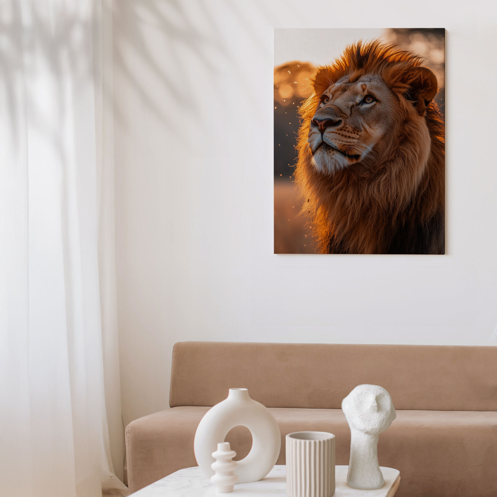 Majestueuze gouden leeuw - Afbeelding 7