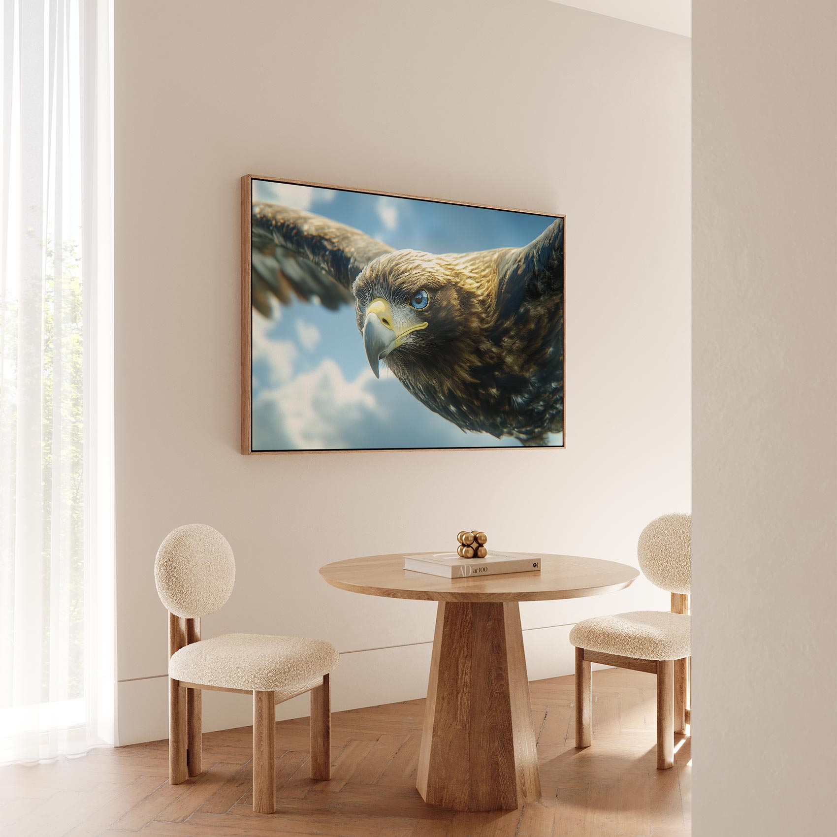 Adelaar zwevend door wolken - Afbeelding 5